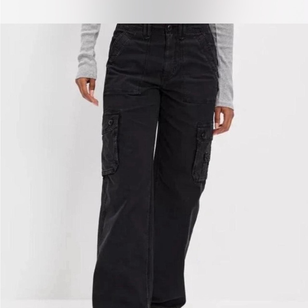 American Eagle Outfitters Charcoal Cargo Pants